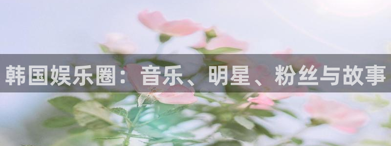 杏鑫娱乐app下载：韩国娱乐圈：音乐、明星、粉丝与故事